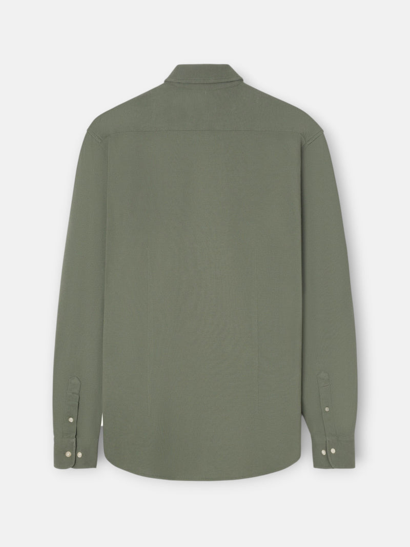 Camisa sport pique verde claro