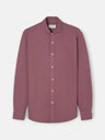 Burgundy structured sport shirt