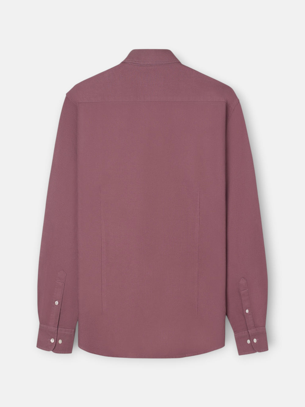 Burgundy structured sport shirt