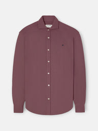 Camisa sport pique burdeos