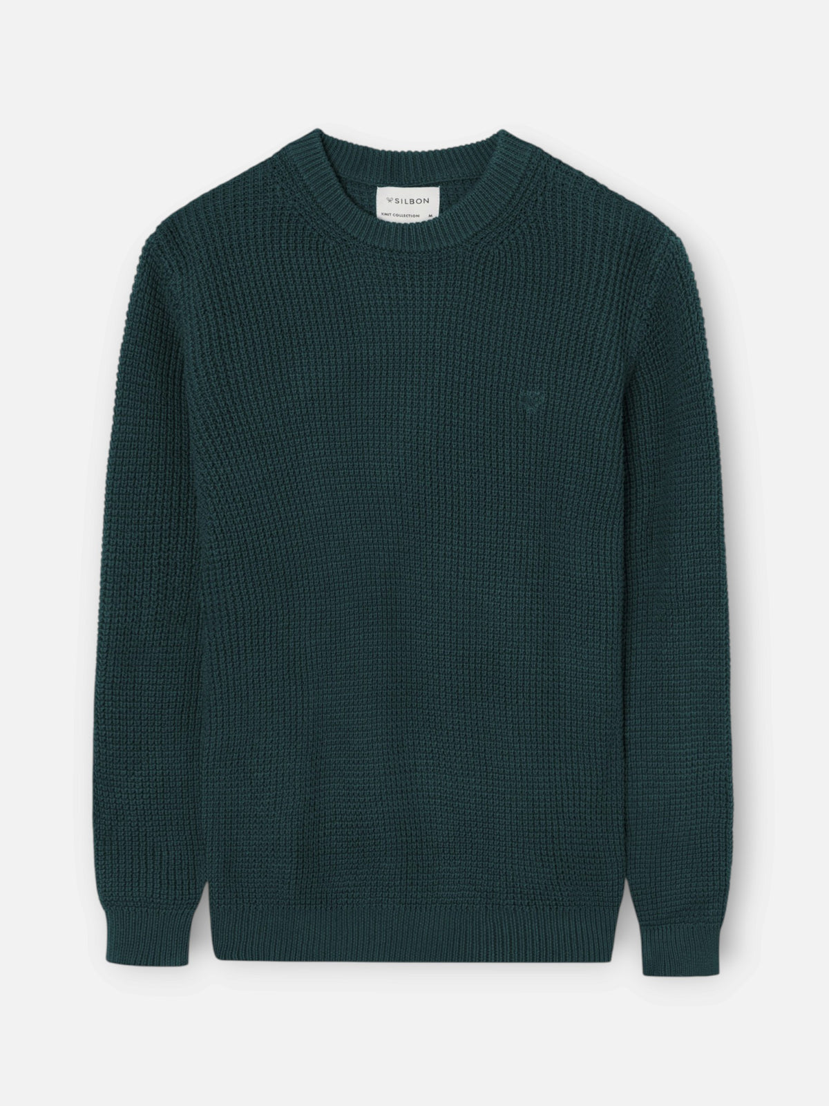 Green structured sweater