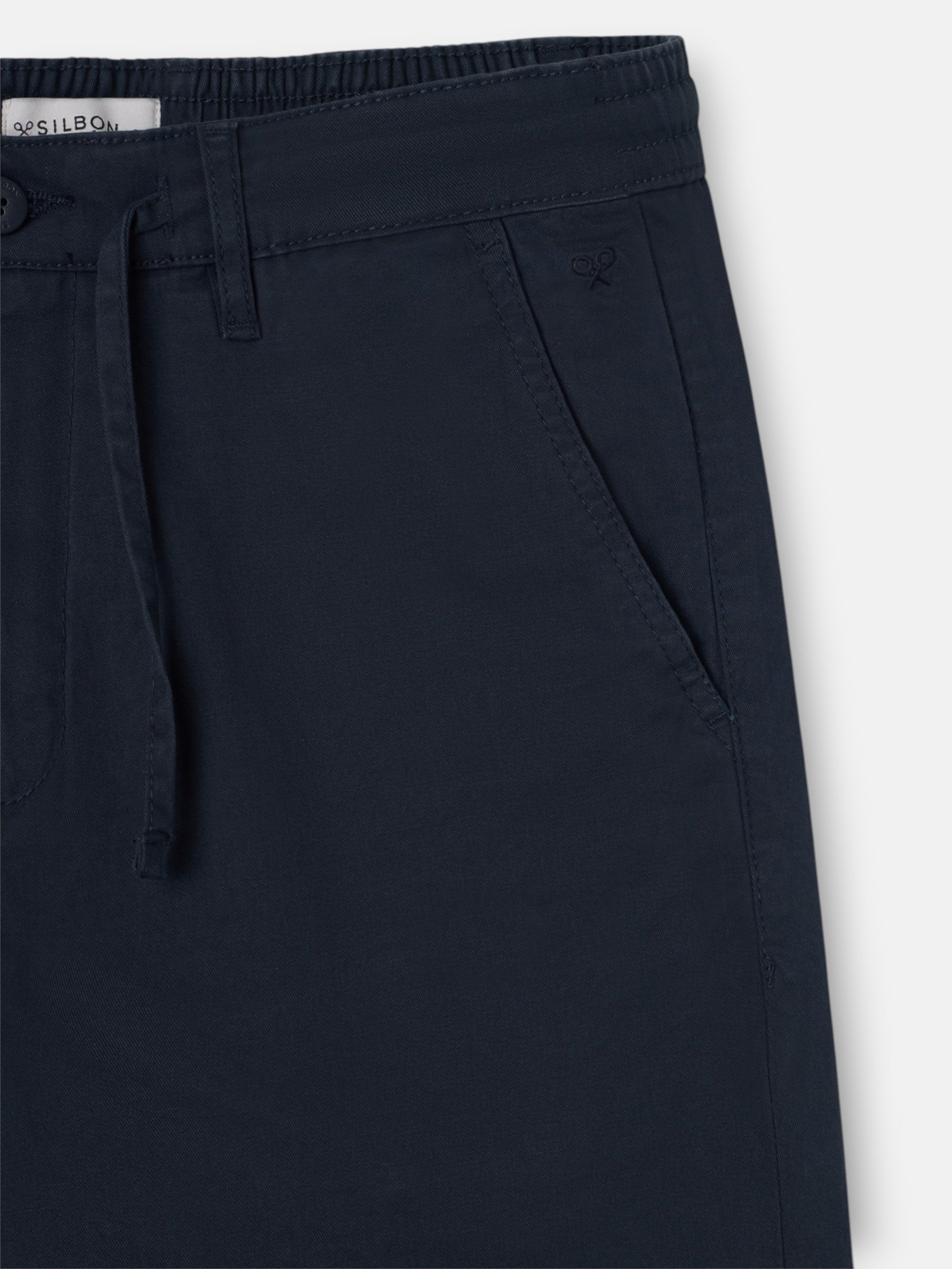 Pantalon sport jogger azul marino
