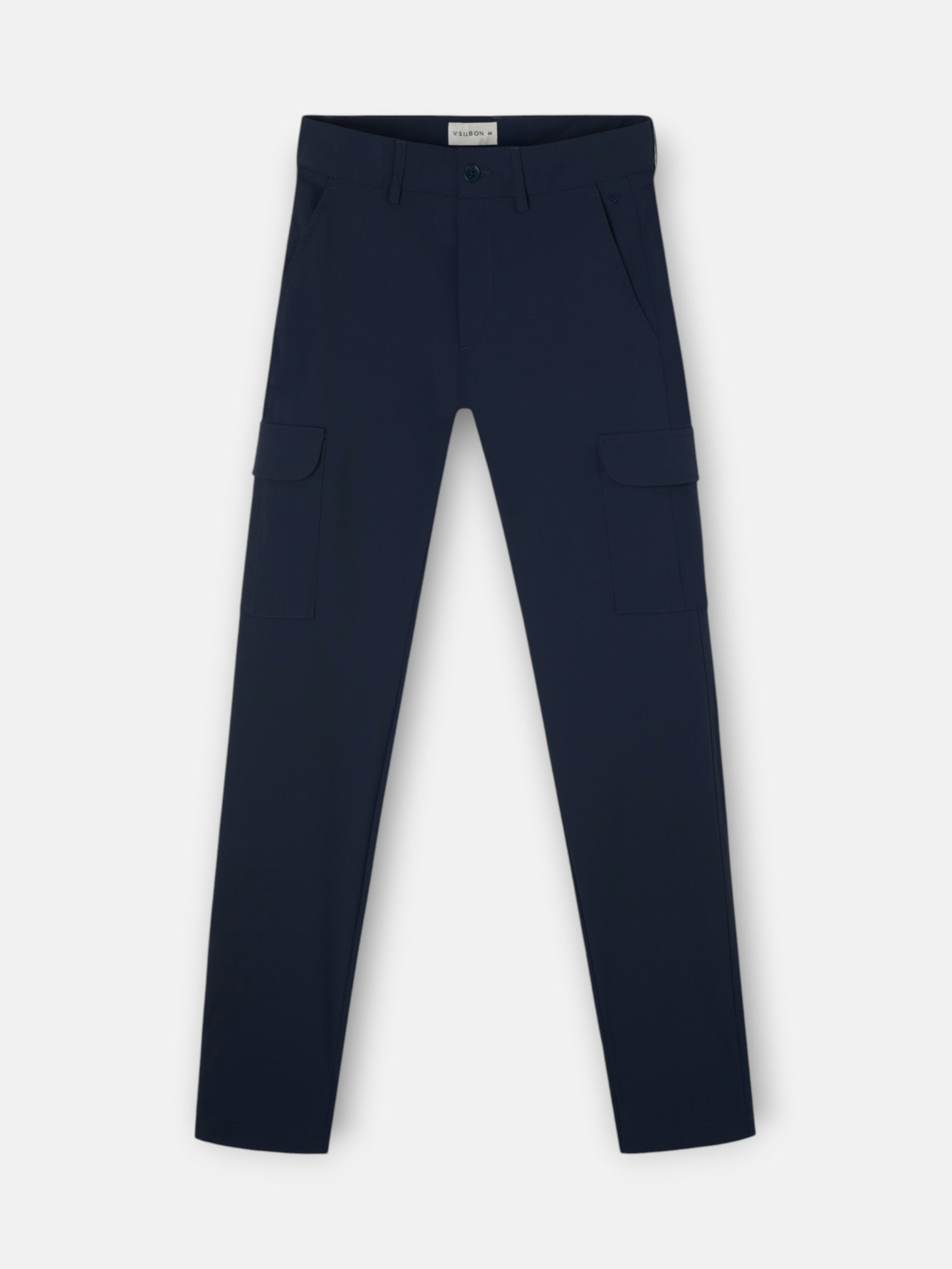 Pantalon sport cargo tecnico azul marino