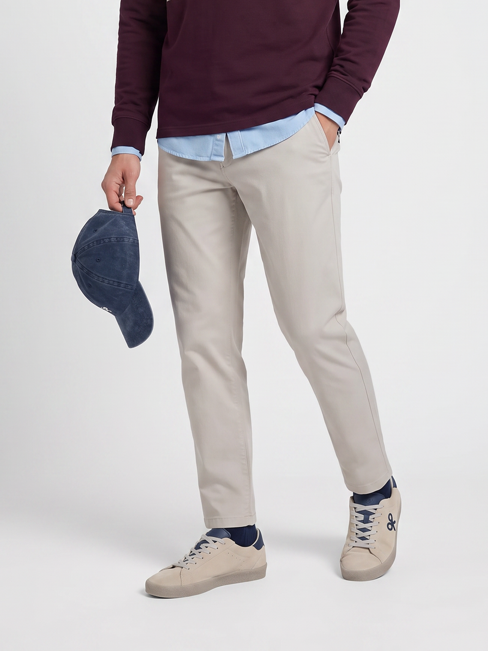 Calças desportivas jogger pedra média