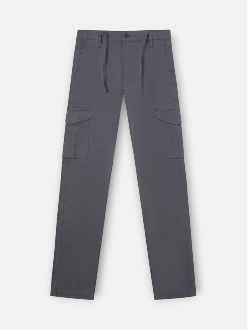 Pantalon sport jogger cargo gris marengo