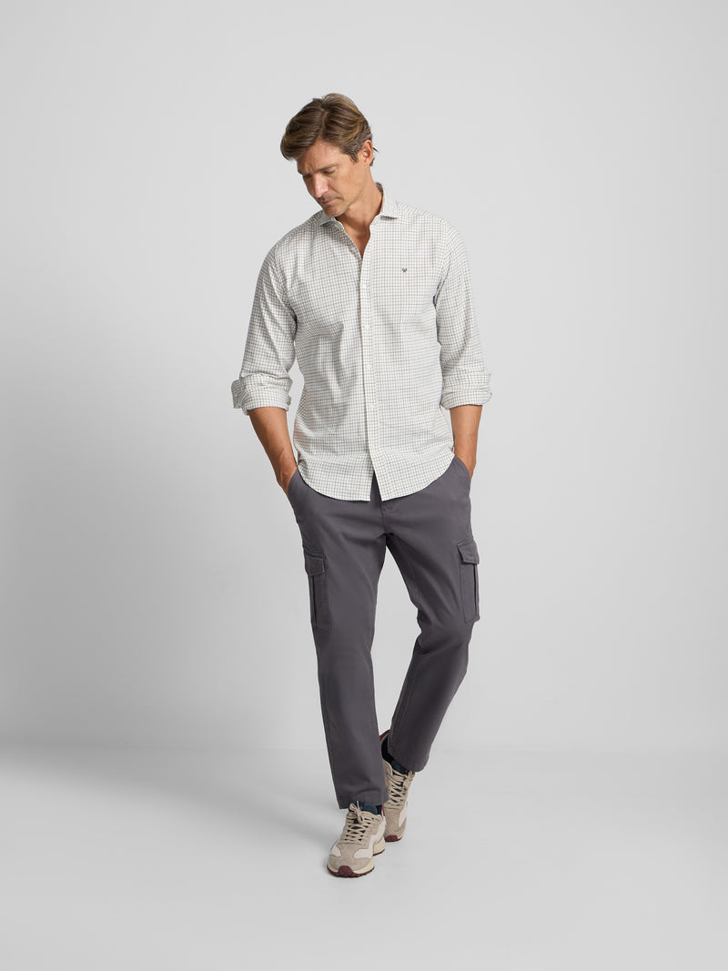 Dark grey cargo jogger sport trousers