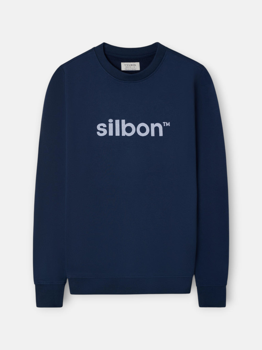 Sudadera Silbon flock azul marino