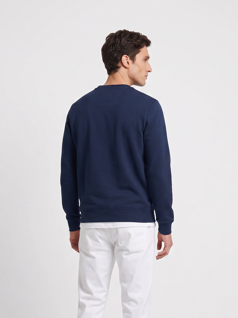 Sudadera Silbon flock azul marino