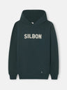 Sudadera capucha cuerda verde oscuro