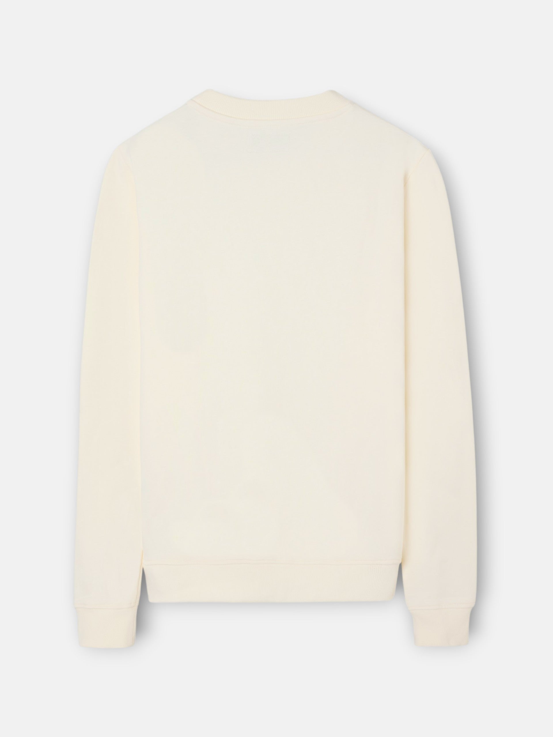 Sudadera Silbon flock crema