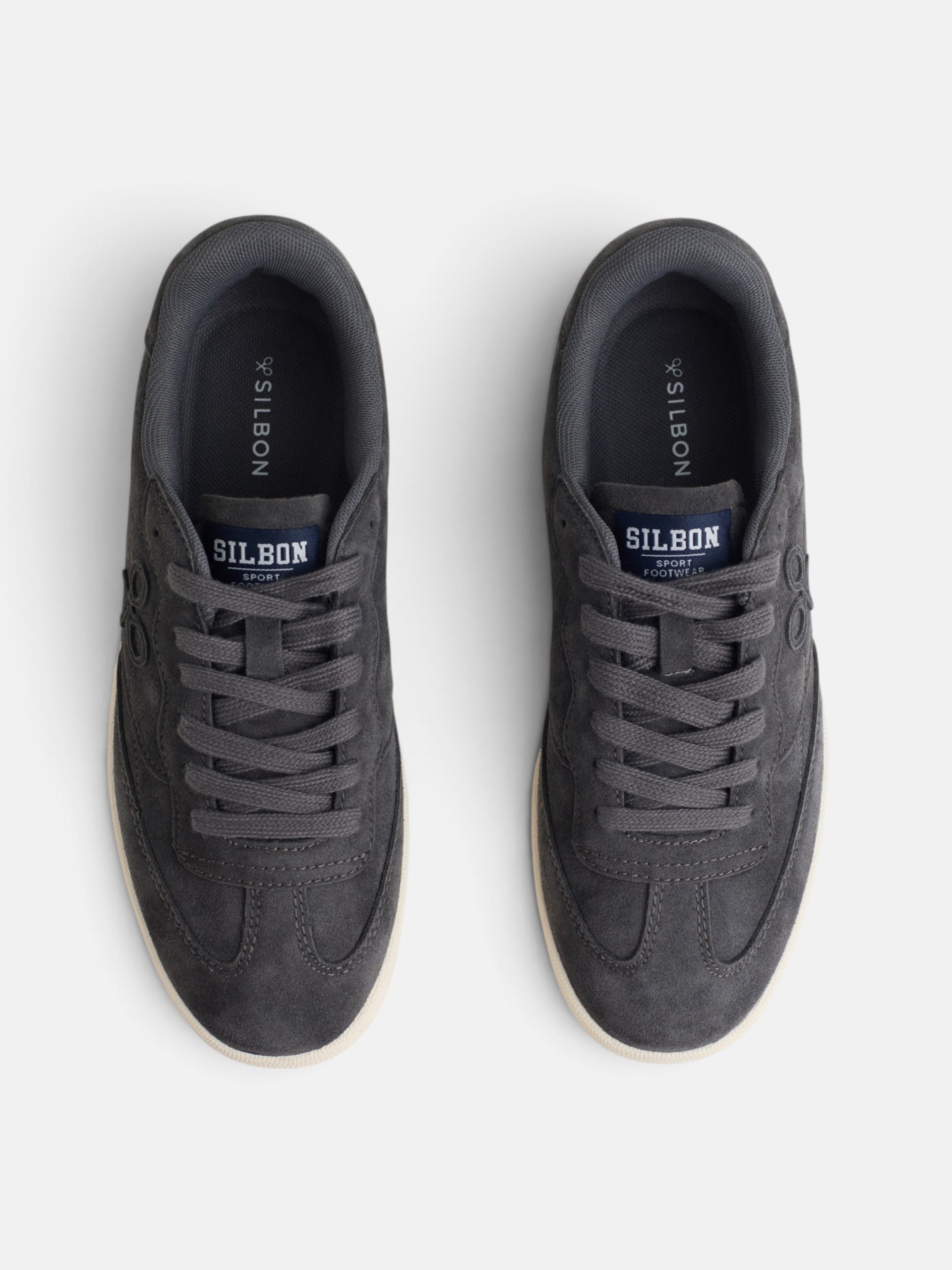 Navy blue suede casual sneaker