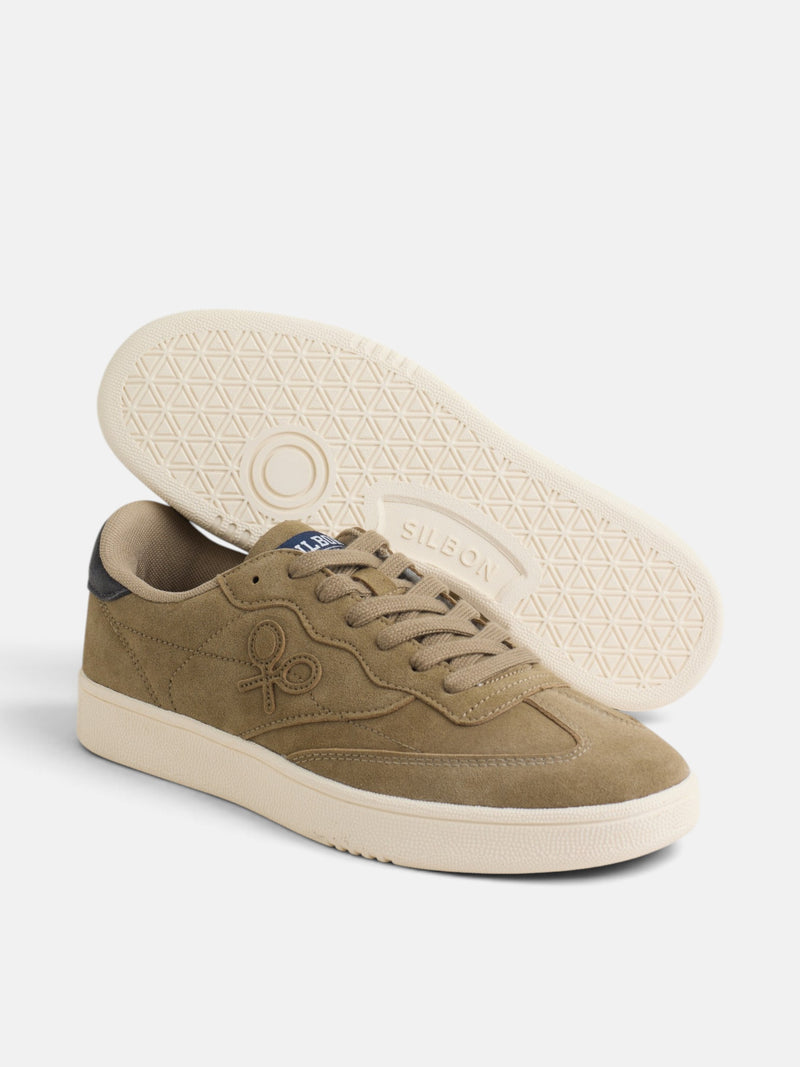 Zapatilla casual serraje verde