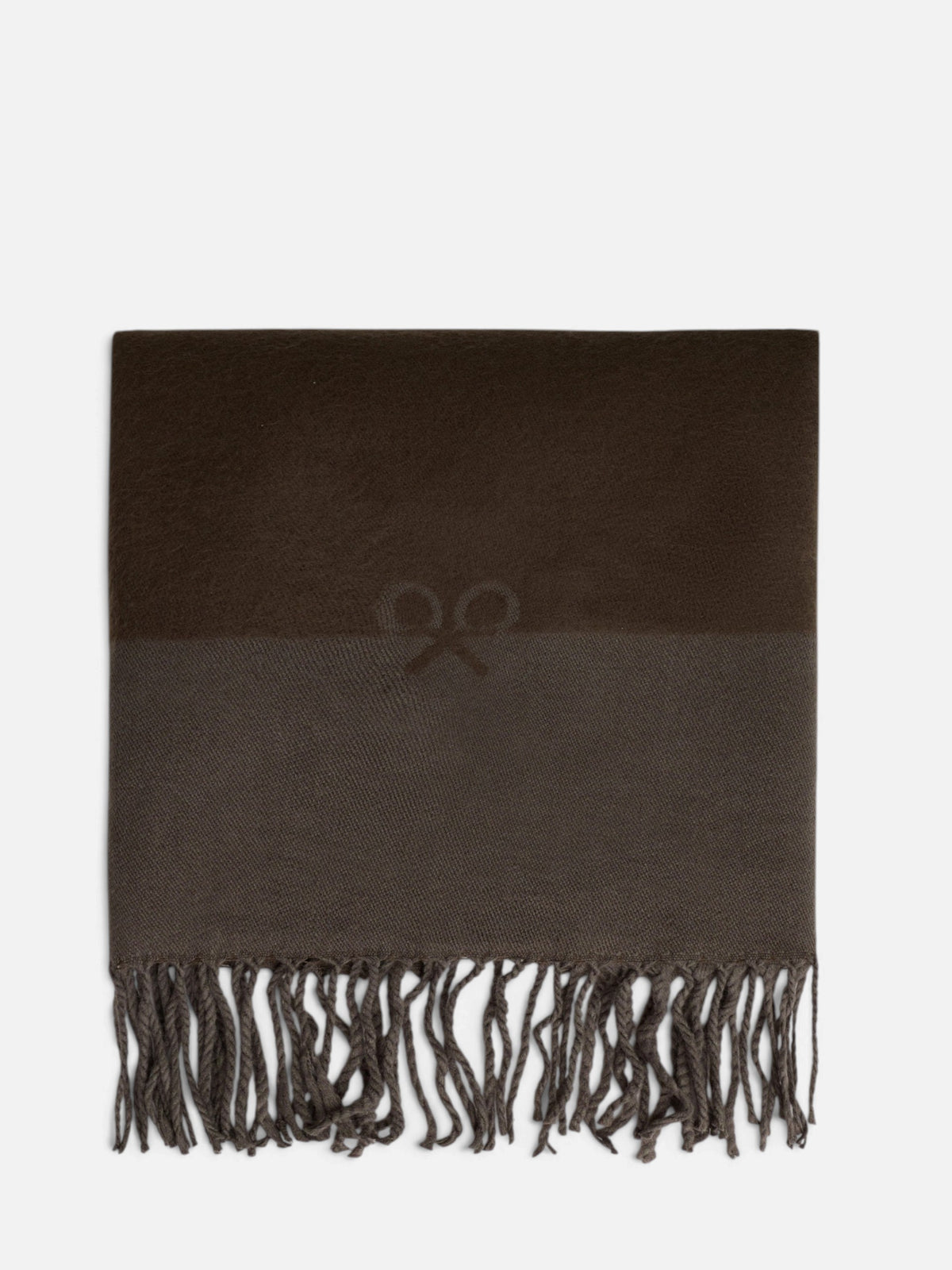 Bicolor green racket scarf