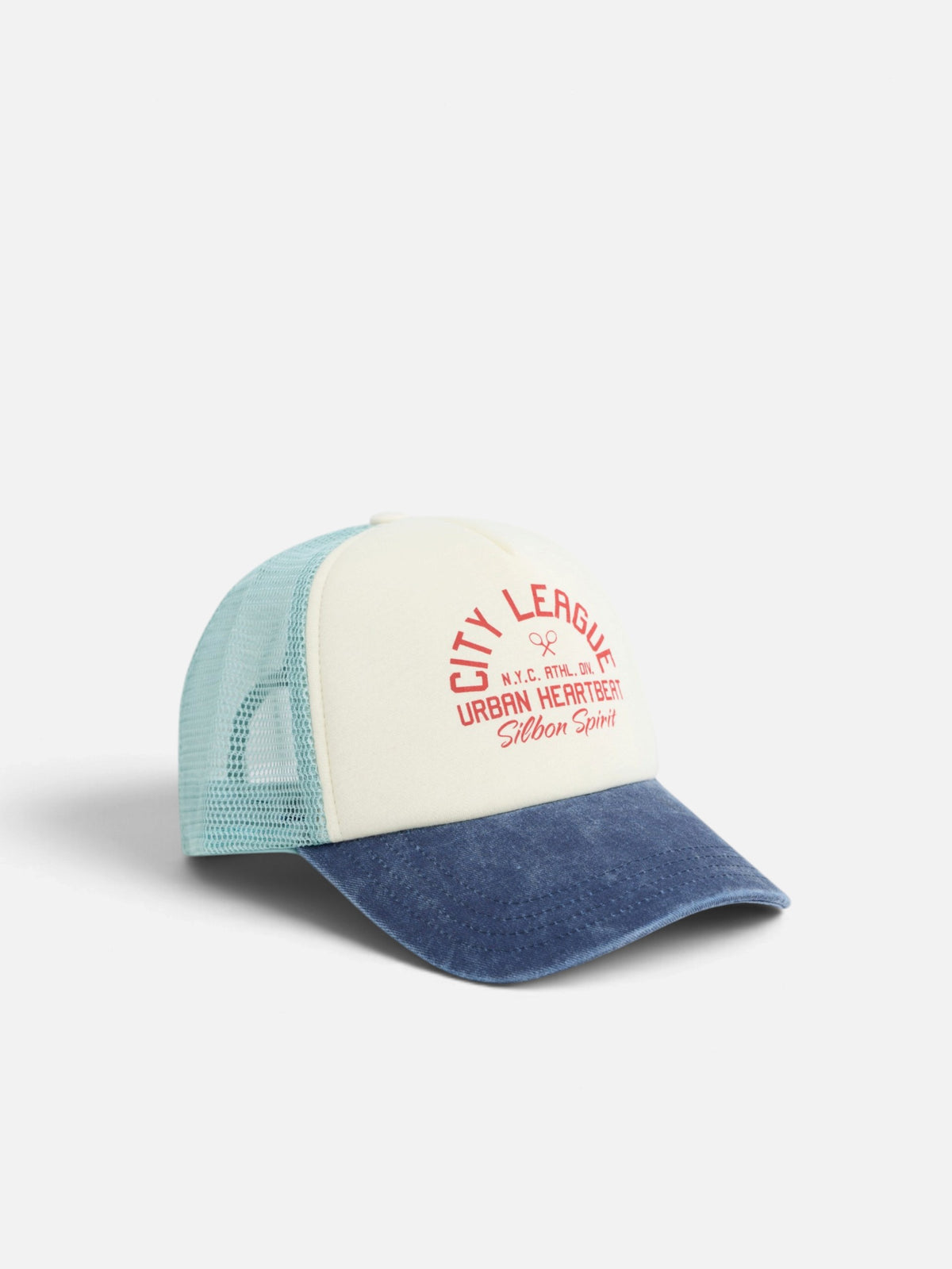 Gorra trucker city league azul