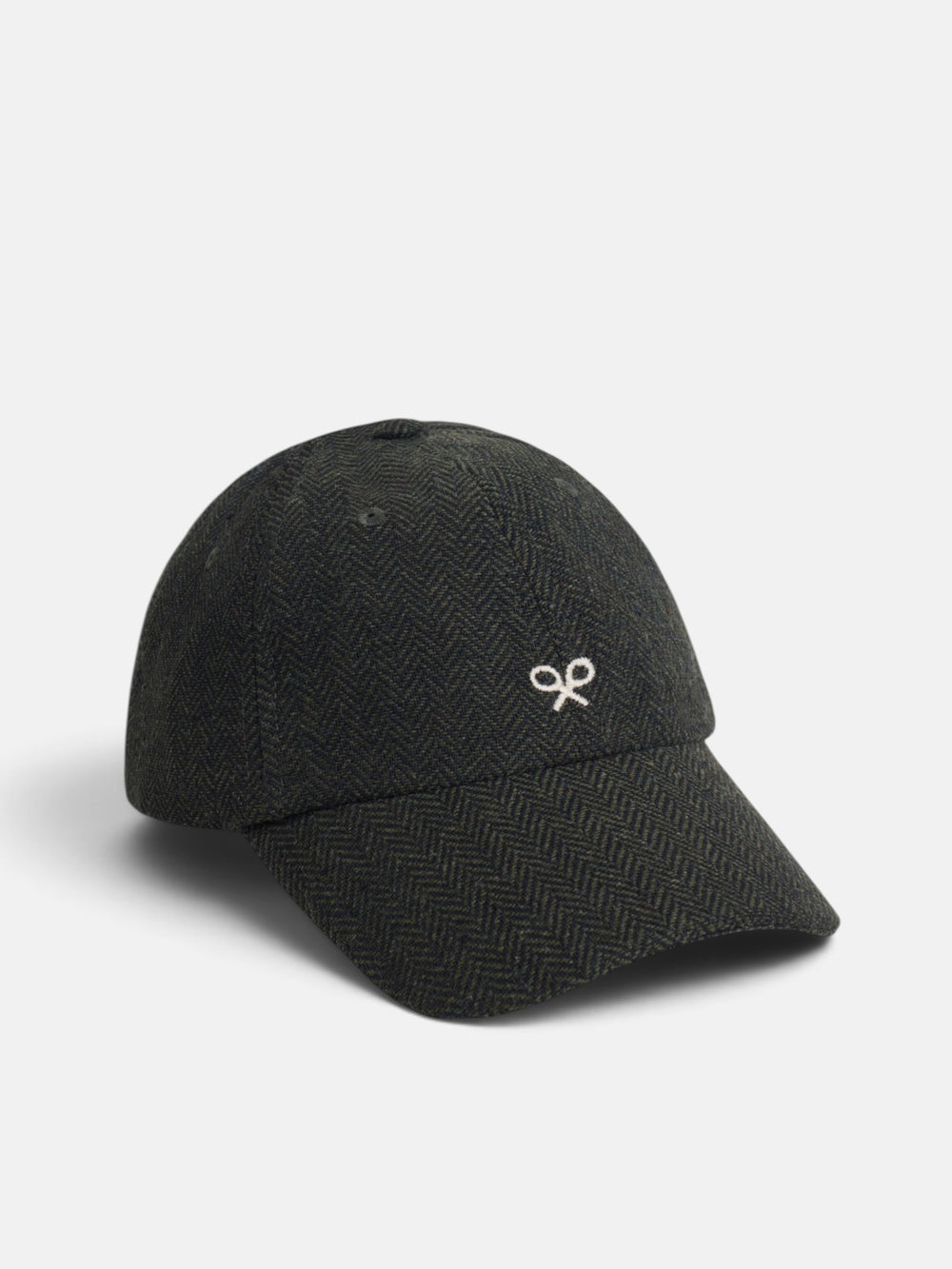 Gorra tejido espiga verde