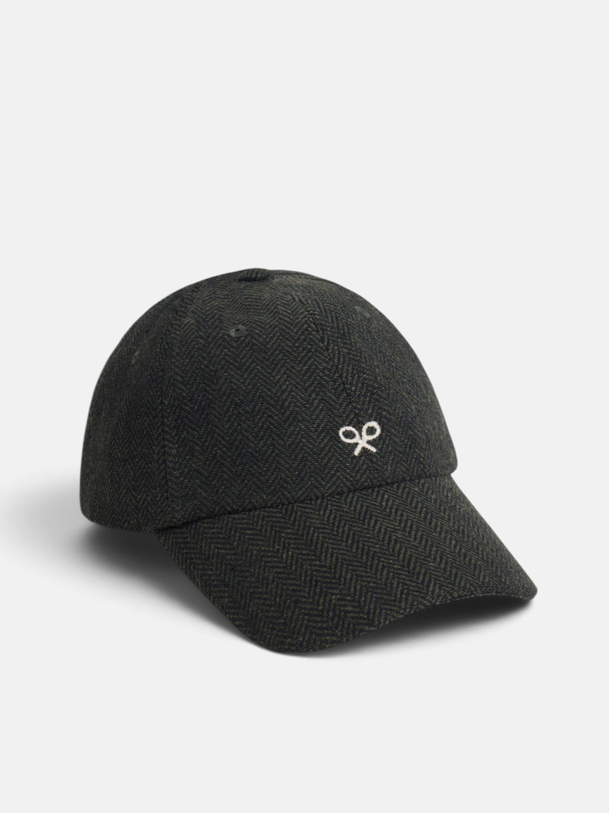 Gorra tejido espiga verde