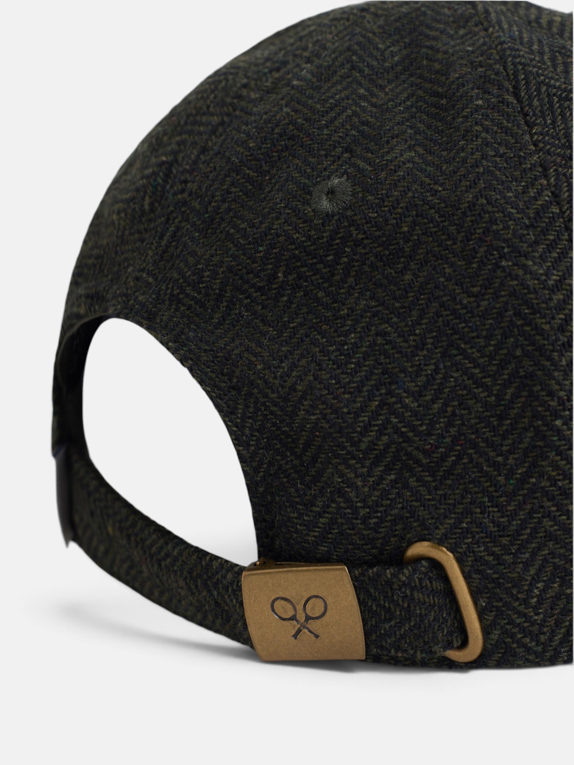 Gorra tejido espiga verde