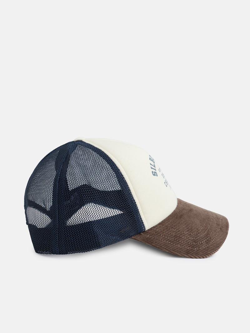 Gorra trucker varsity marron