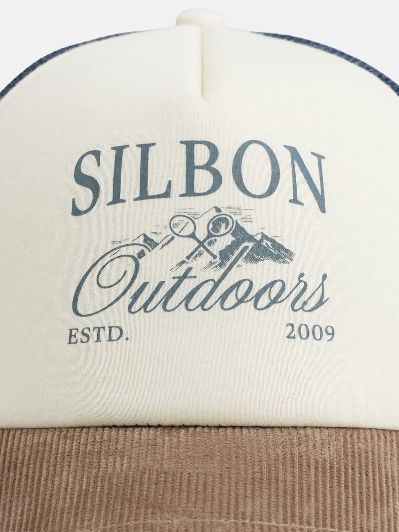 Gorra trucker silbon outdoors marron