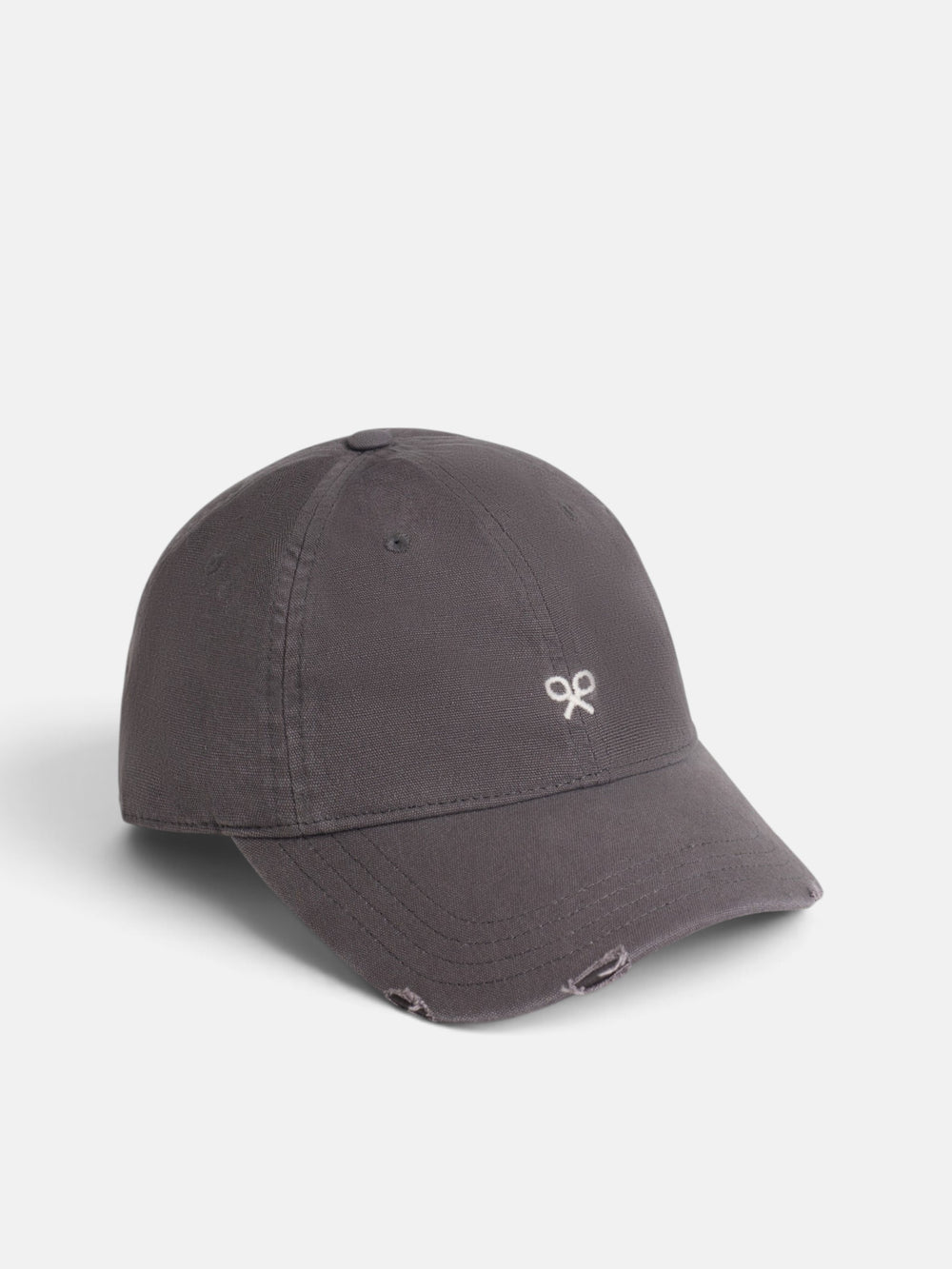 Gorra raquetas bordadas marron