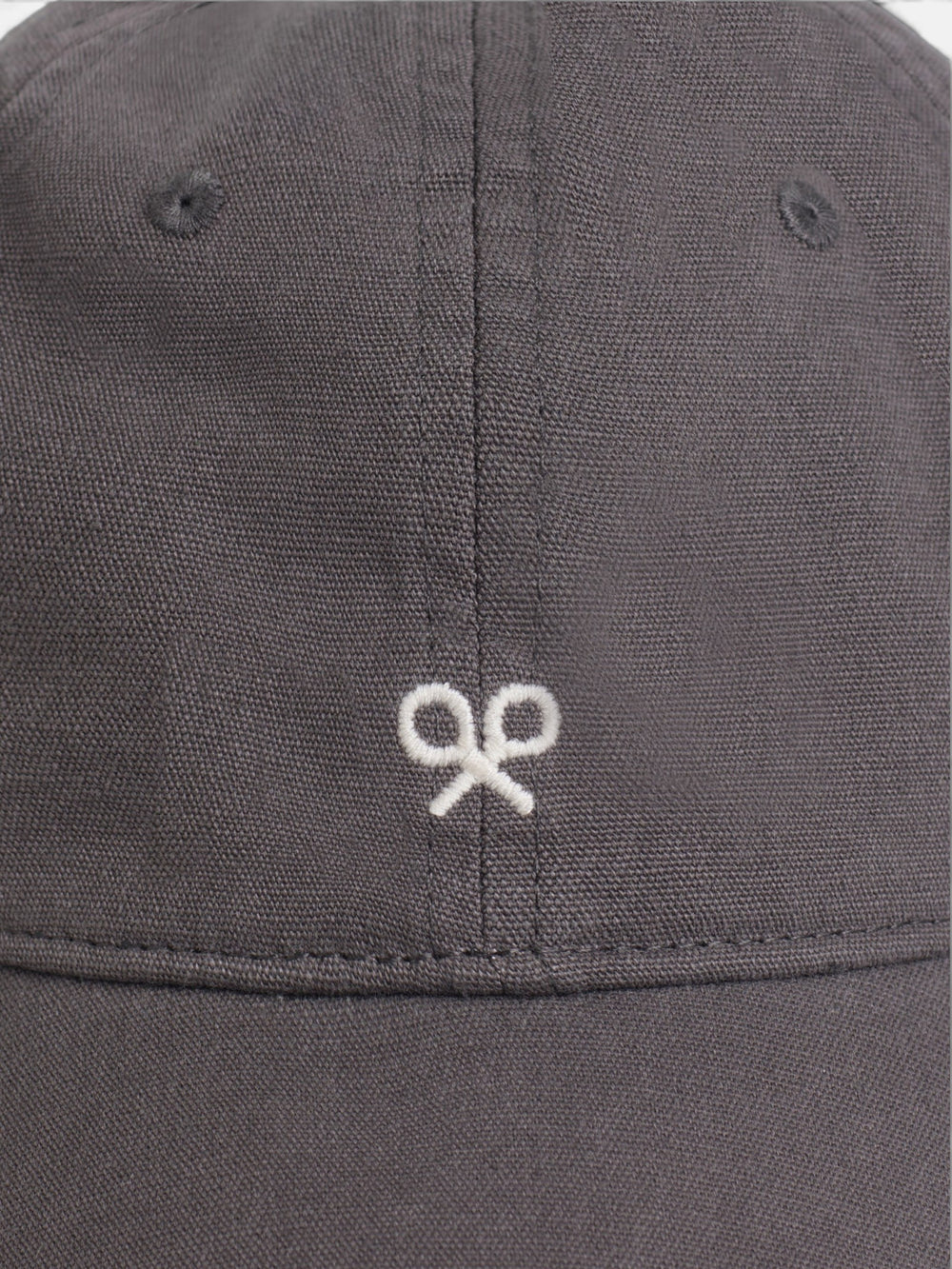 Gorra raquetas bordadas marron