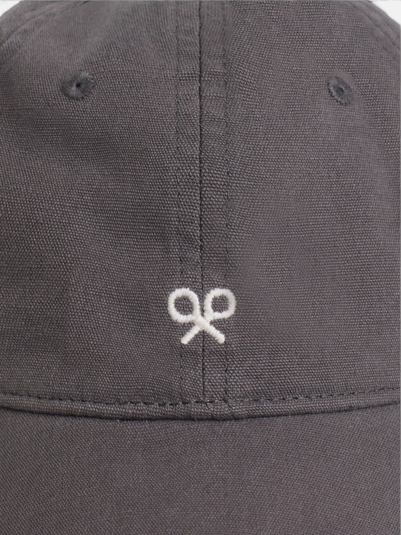 Gorra raquetas bordadas marron