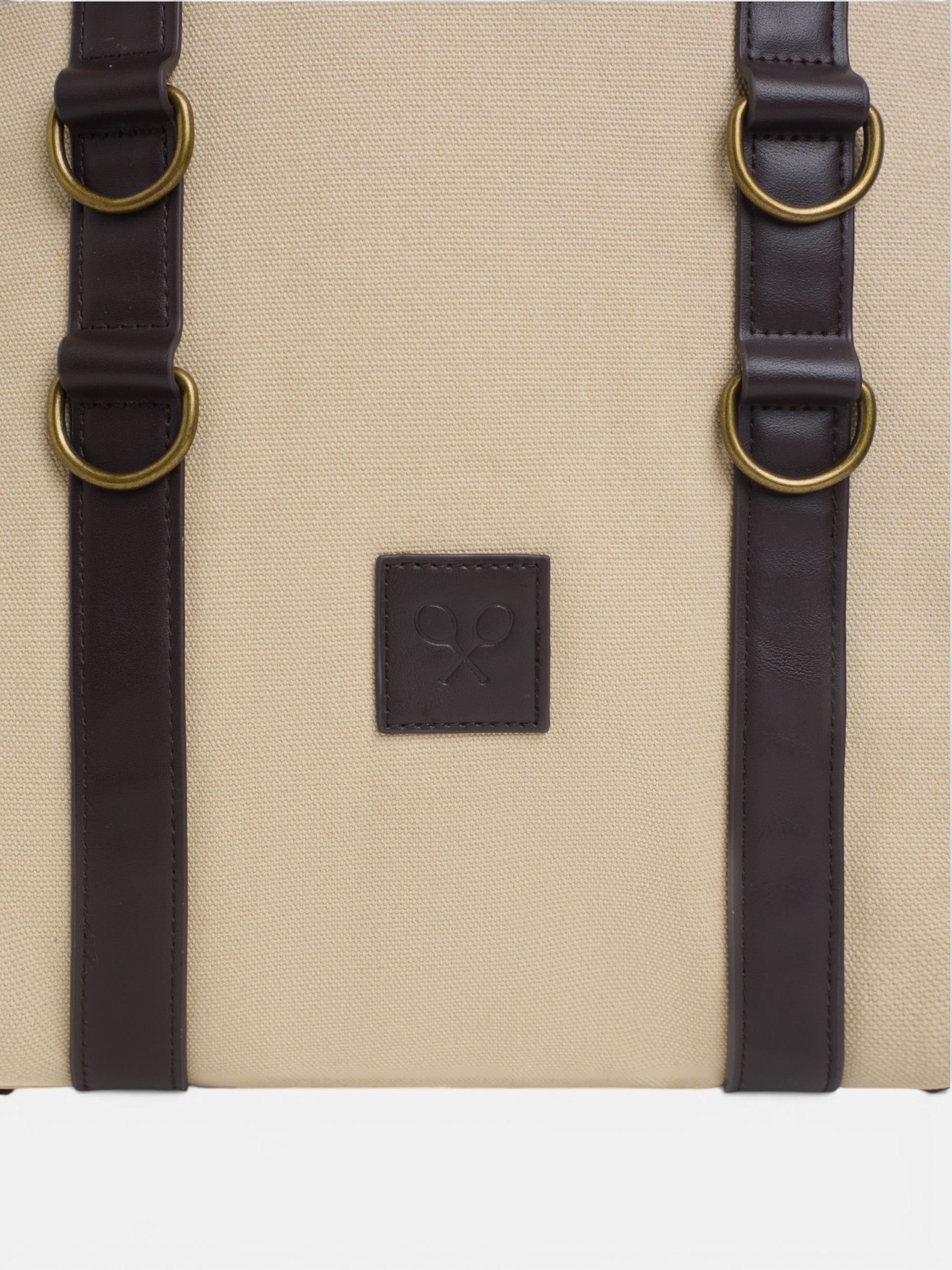 Mochila ajustable beige