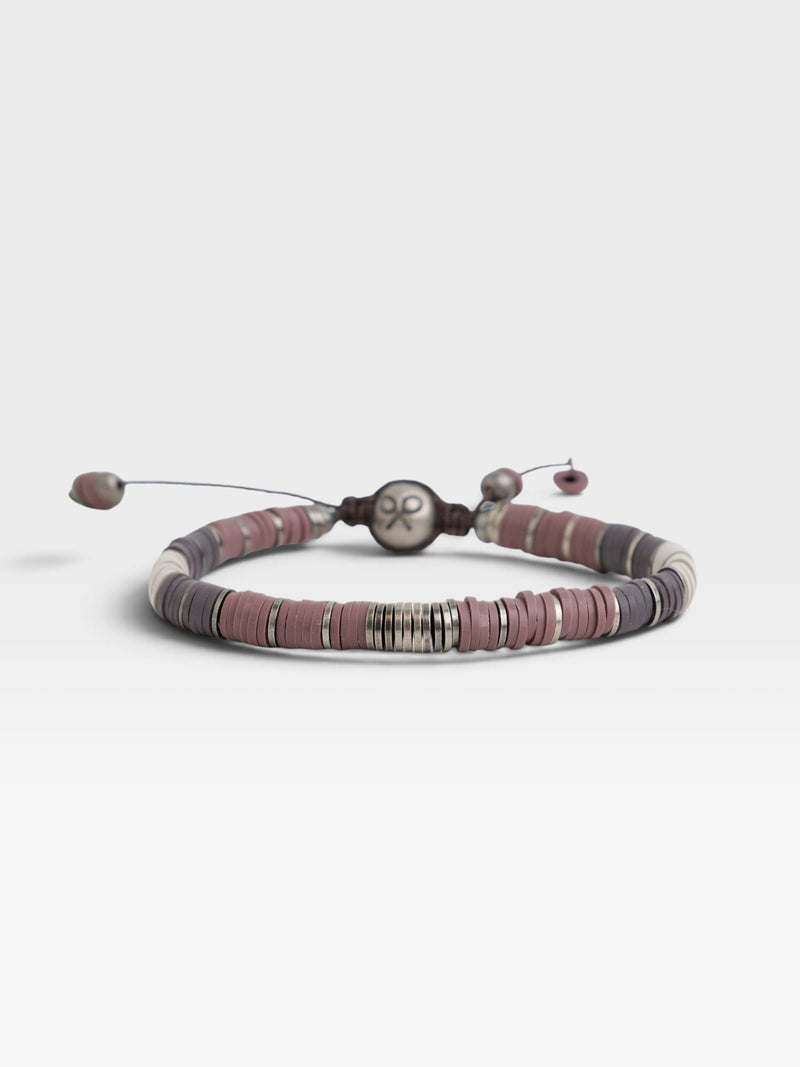 Pulsera cilindro raqueta marron