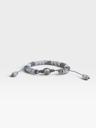 Pulsera cilindro raqueta gris