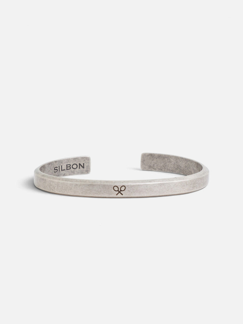 Pulseira metálica gravada