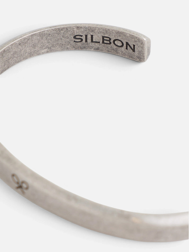 Pulseira metálica gravada