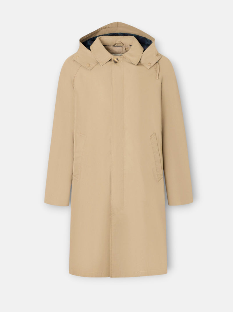 Gabardina larga beige