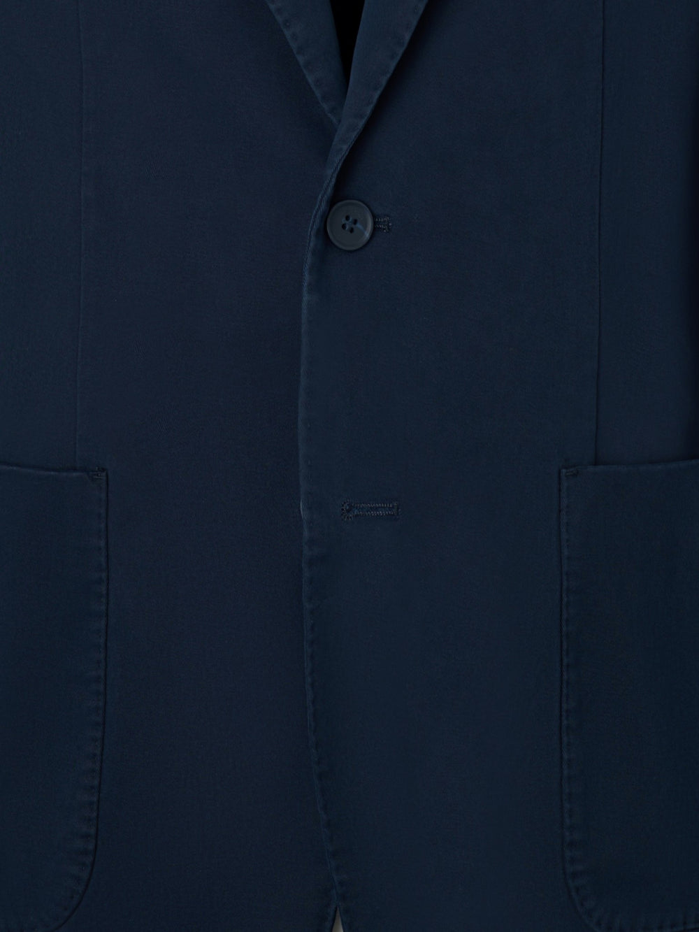 Navy blue straight casual blazer
