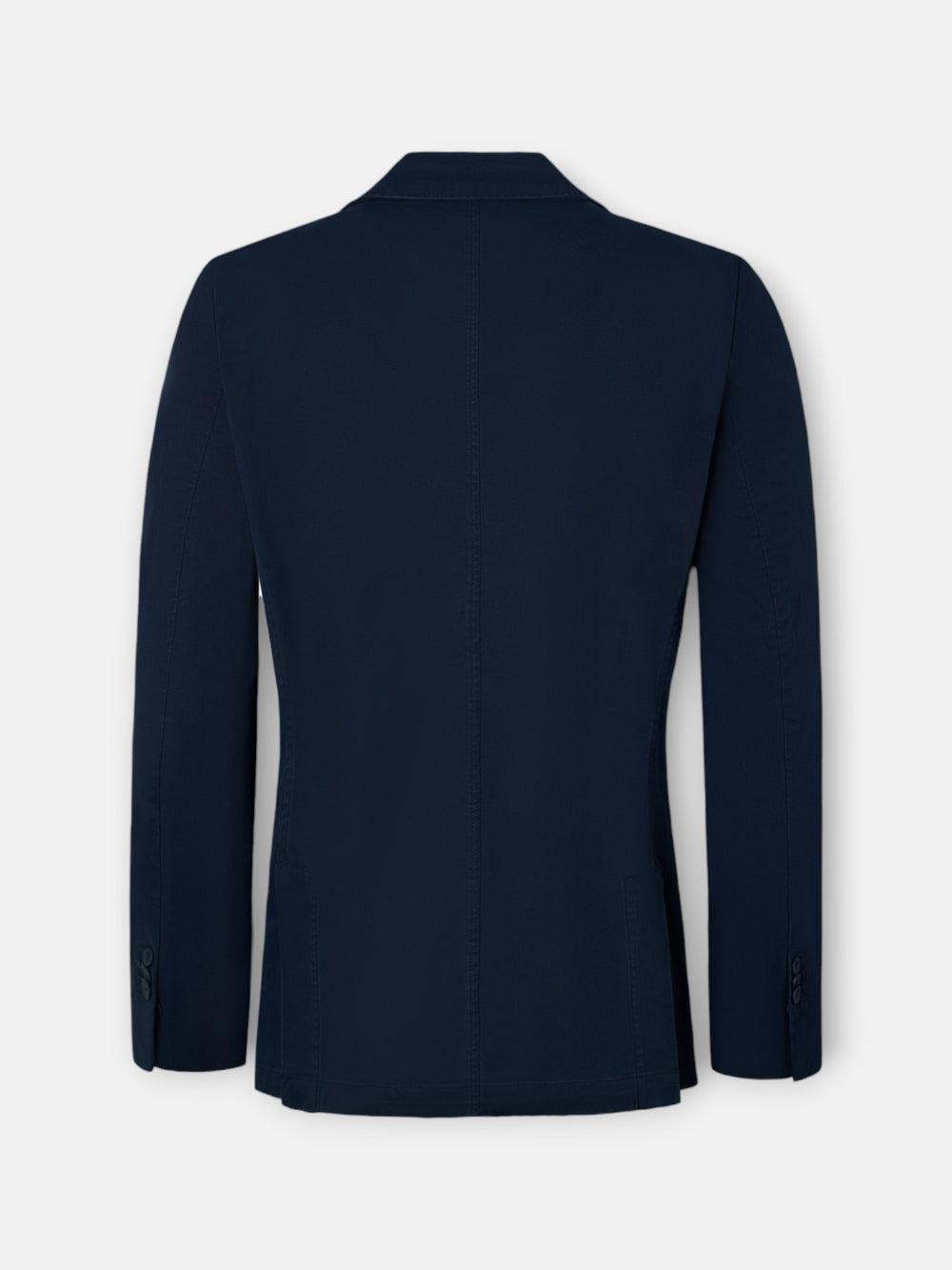 Navy blue straight casual blazer