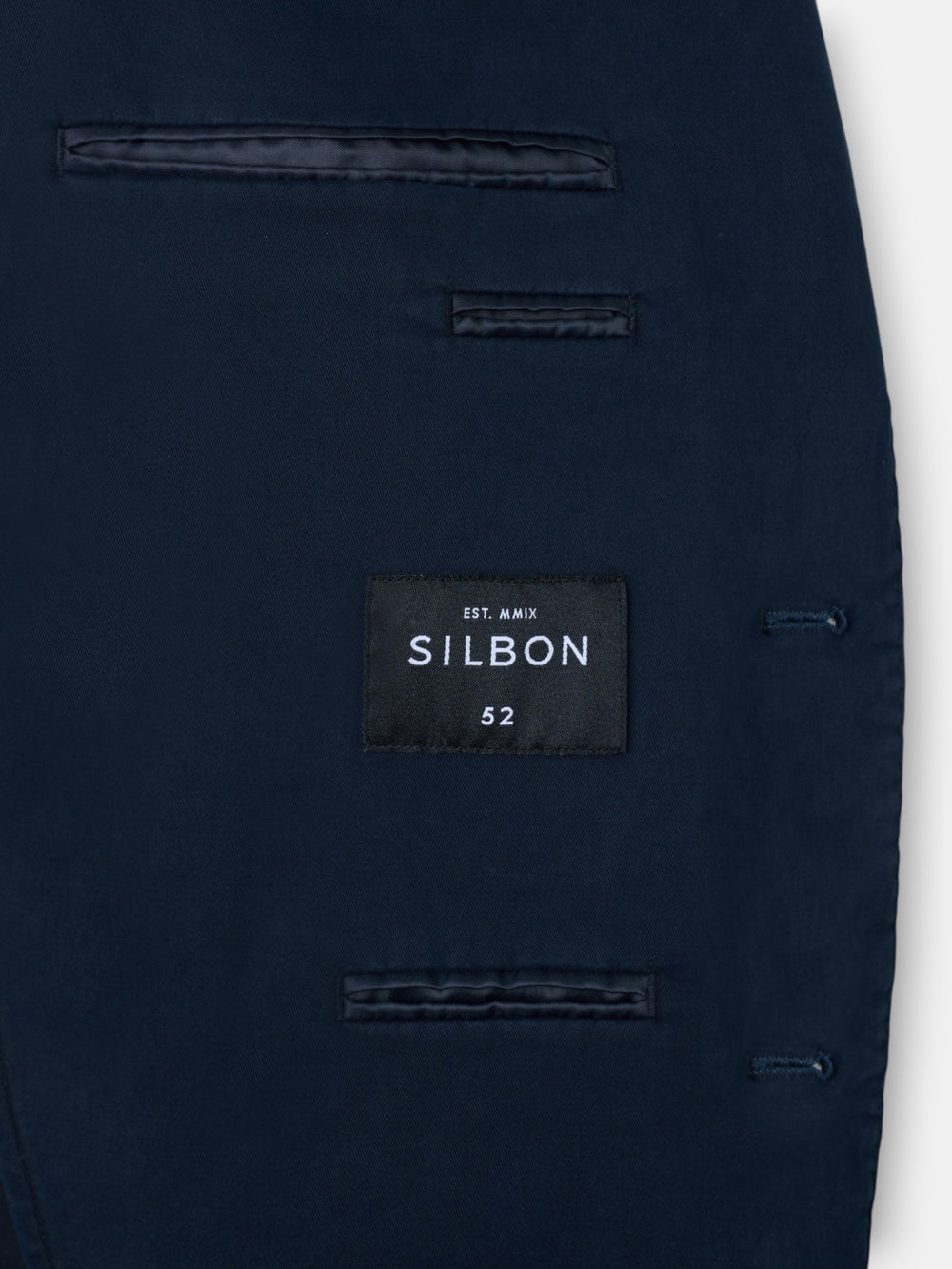 Navy blue straight casual blazer