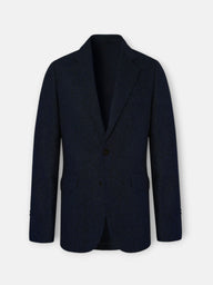 Americana espiga azul marino