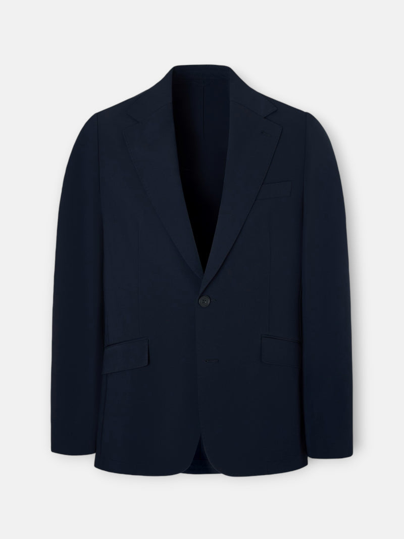 Navy blue technical blazer