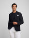 Blazer técnico azul-marinho