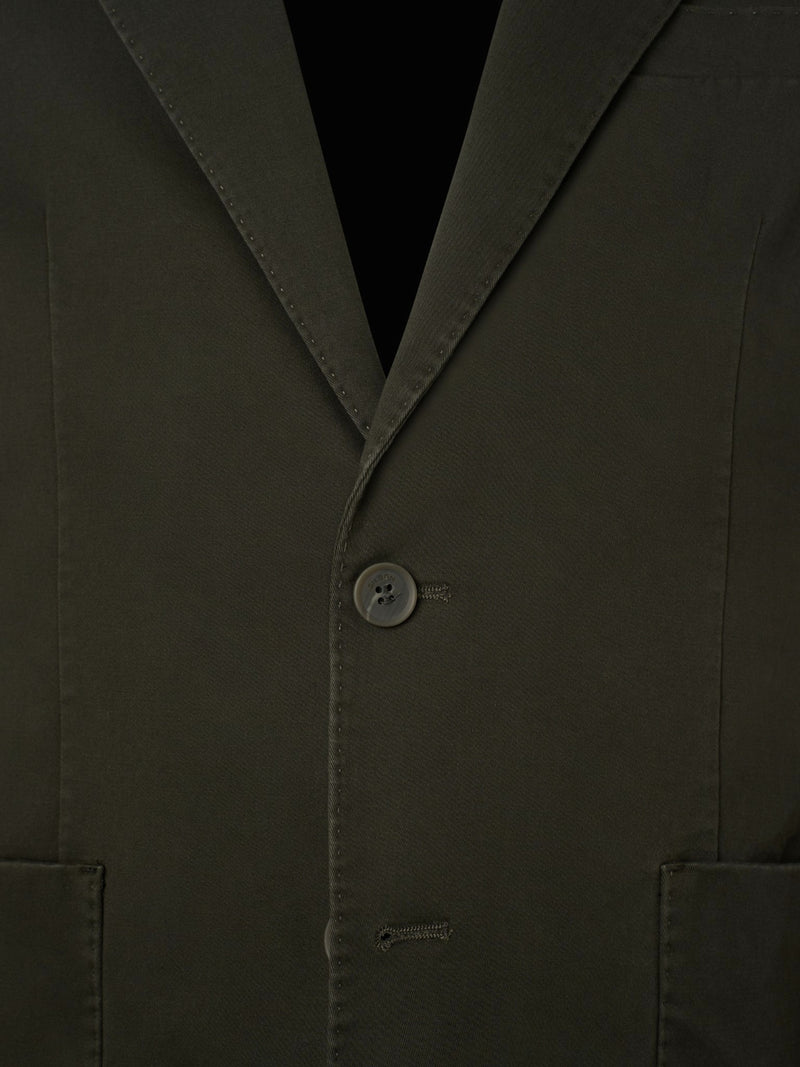Americana casual recta verde