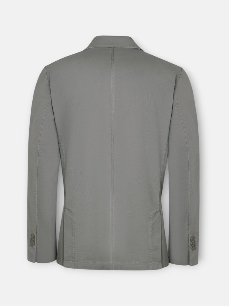 Blazer casual reto caqui