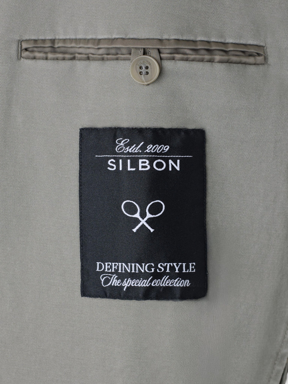 Americana casual recta khaki