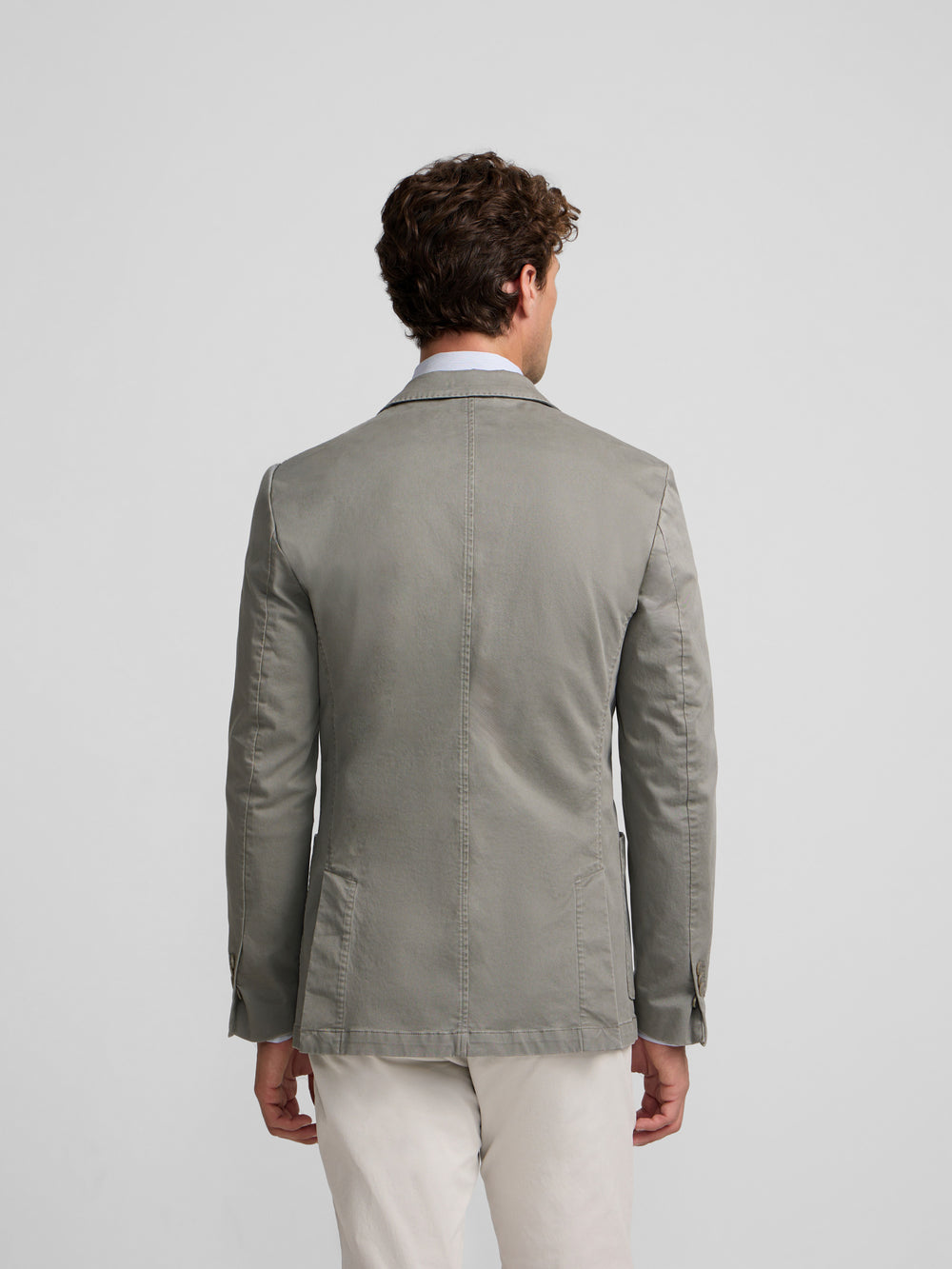 Americana casual recta khaki