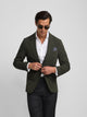 Green technical blazer