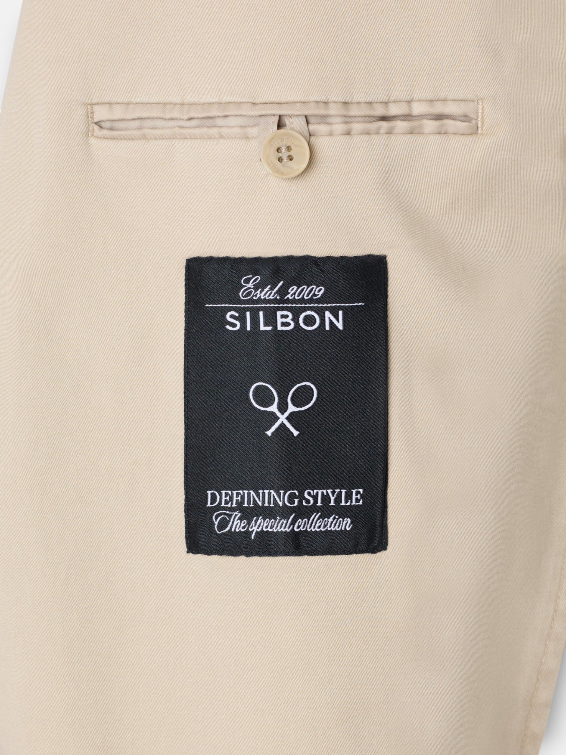 Americana casual recta beige