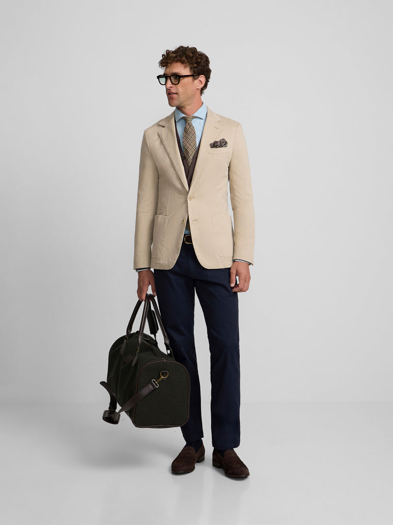 Americana casual recta beige