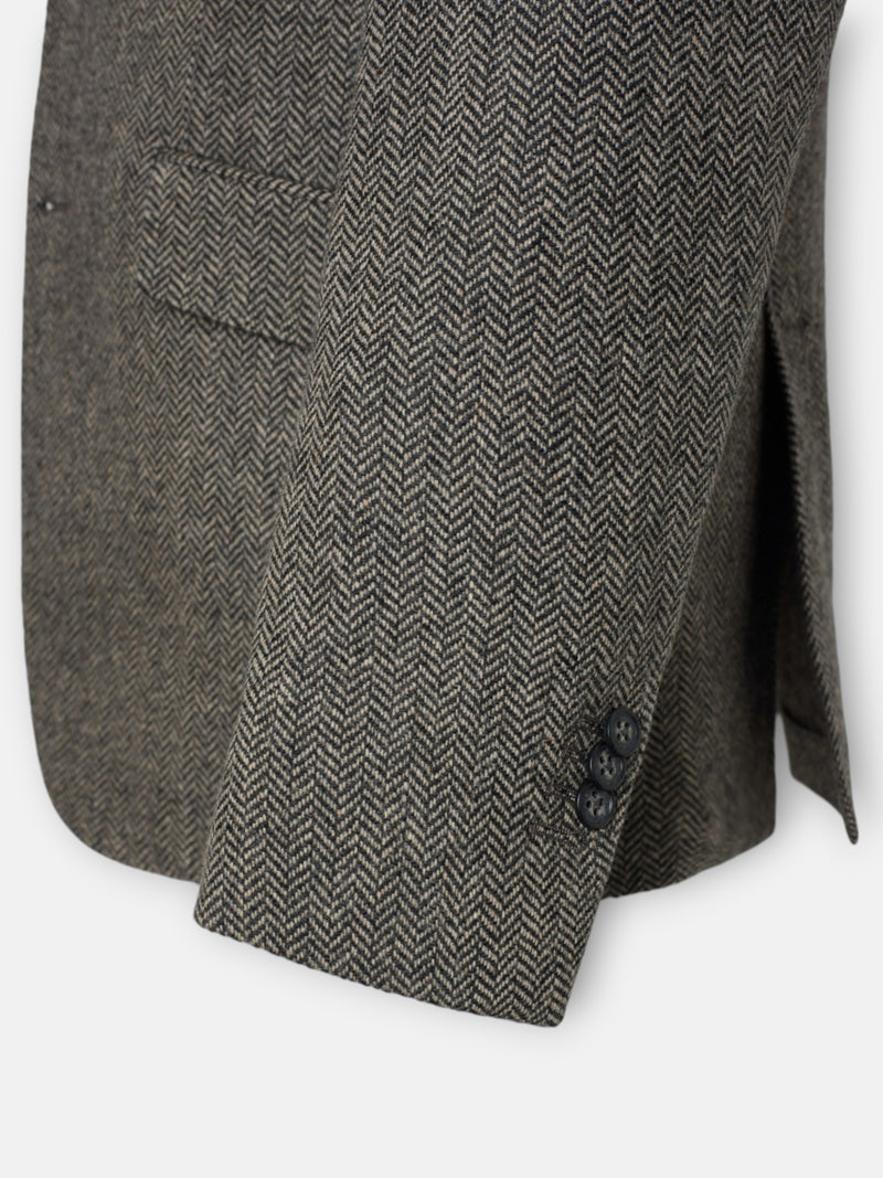 Americana espiga gris