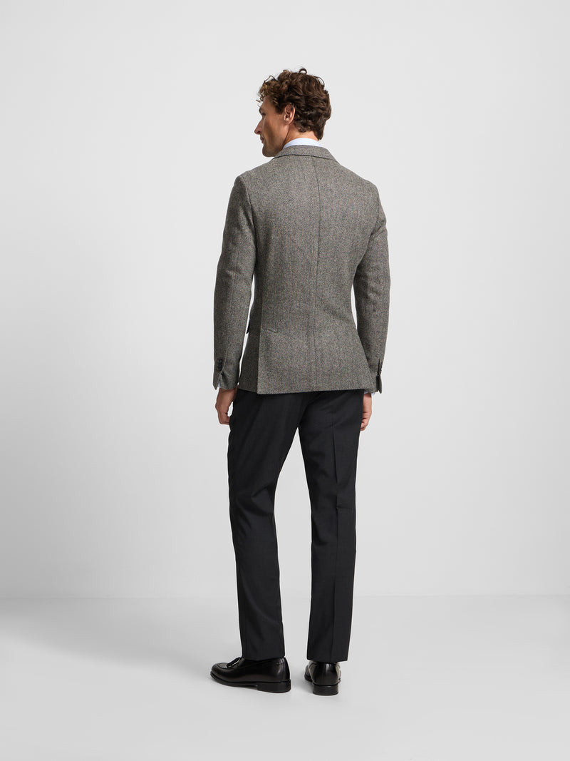 Americana espiga gris