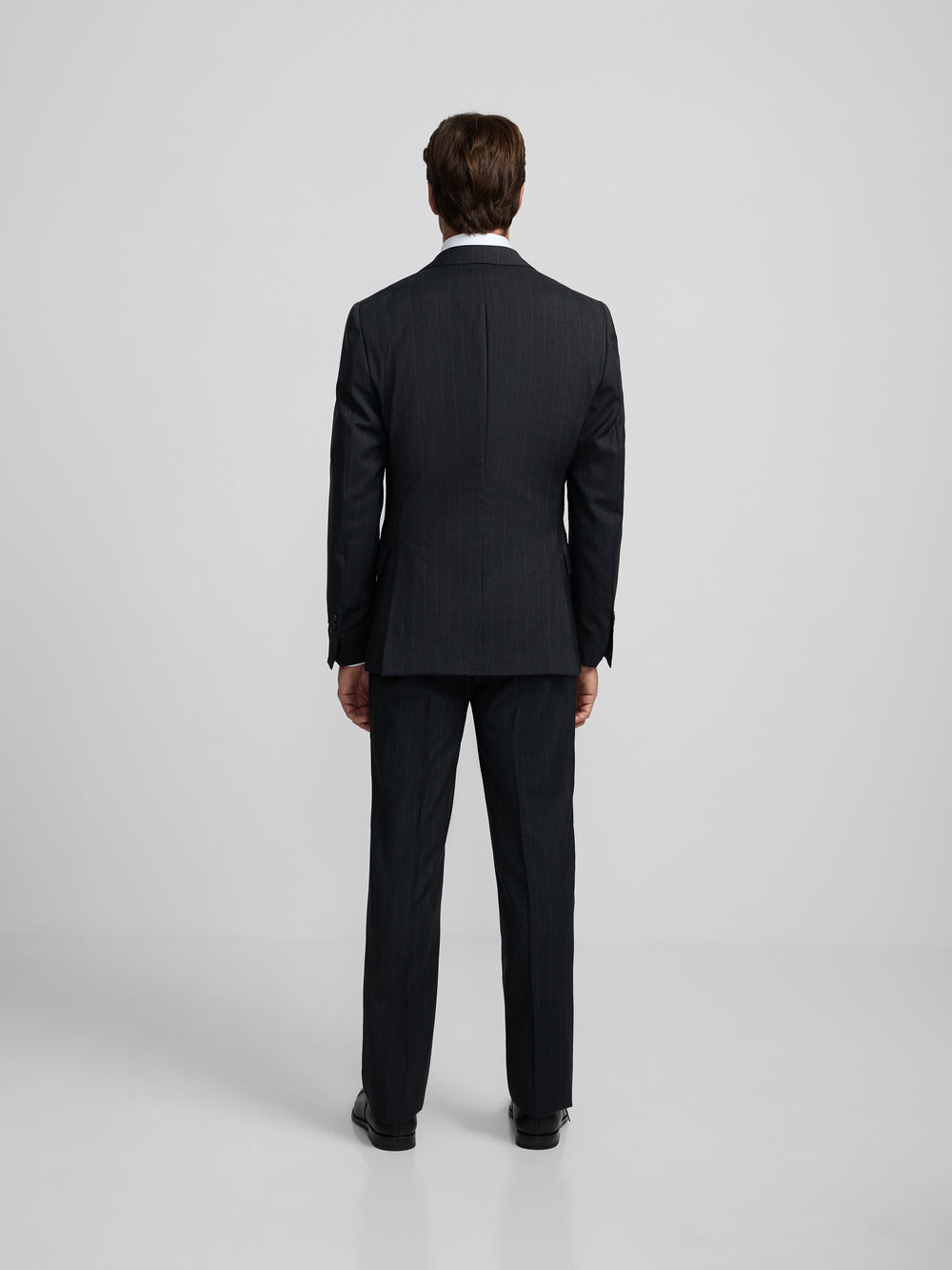 Americana traje raya diplomatica gris