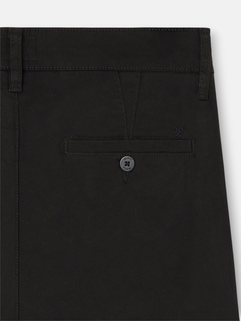 Pantalon chino sport à pinces marron