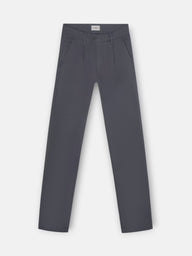 Pantalon sport chino pinza gris marengo